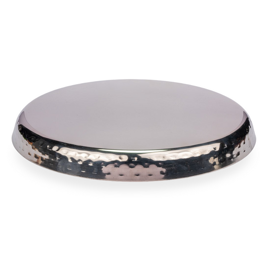 Silver Hammered 6 Pcs Thali set