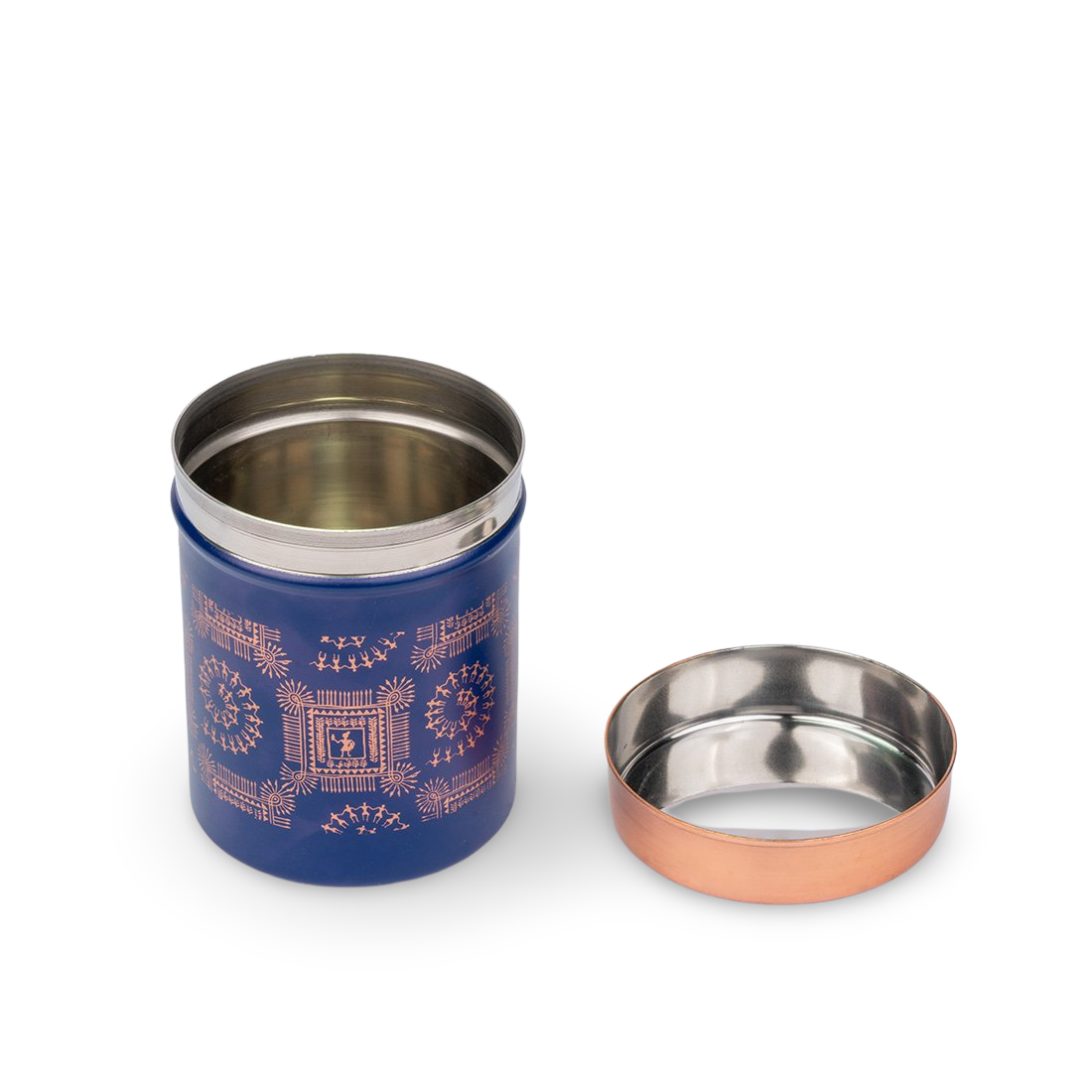 Blue Ubha Dabba set of 3