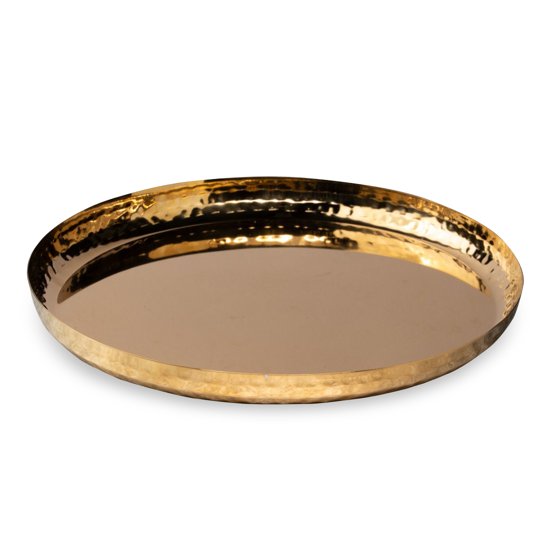 Gold Hammered 6 Pcs Thali set
