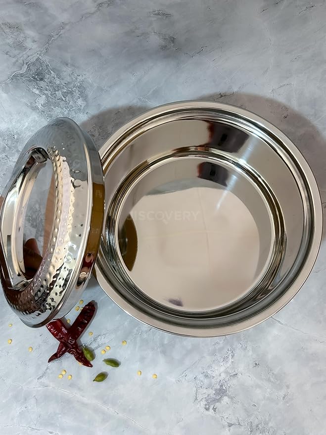 JISCOVERY Stainless Steel Airtight Insulated Casserole for Hot Meal