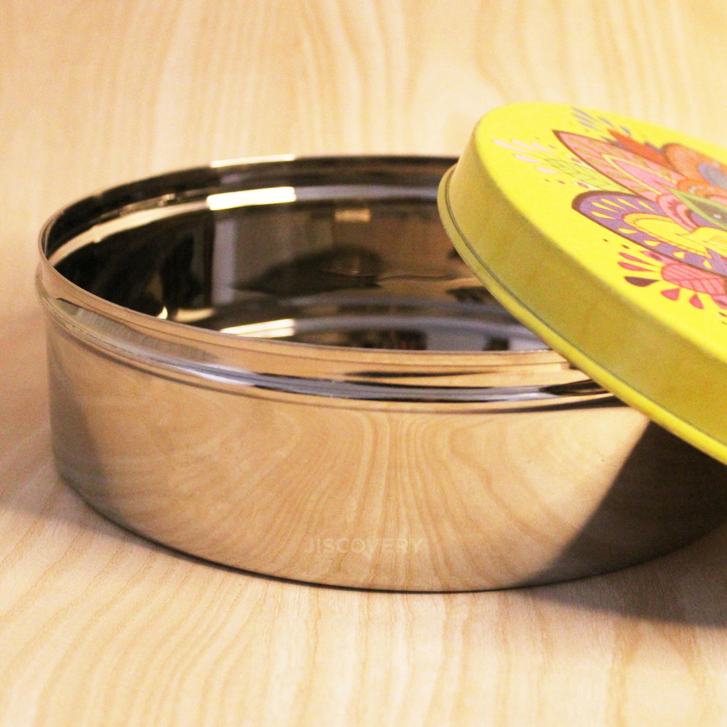 JISCOVERY Stainless Steel Chapati Roti Dabba Box Hot Pot for Kitchen