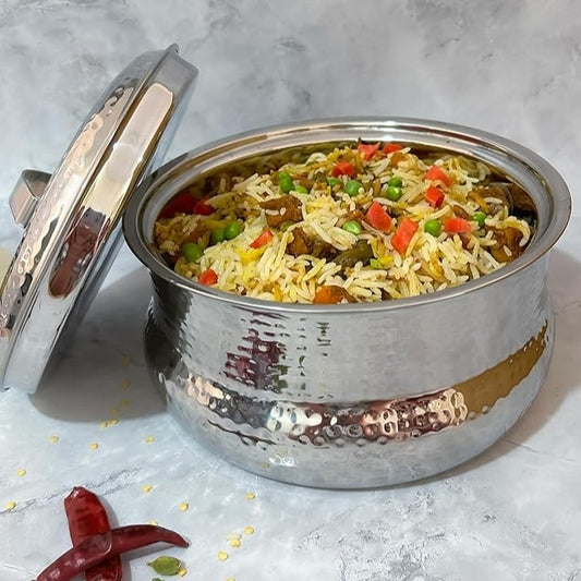 JISCOVERY Stainless Steel Airtight Insulated Casserole for Hot Meal