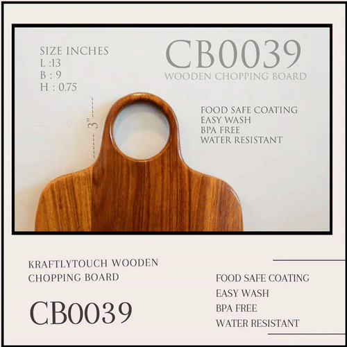 JISCOVERY Acacia Wood Chopping Board