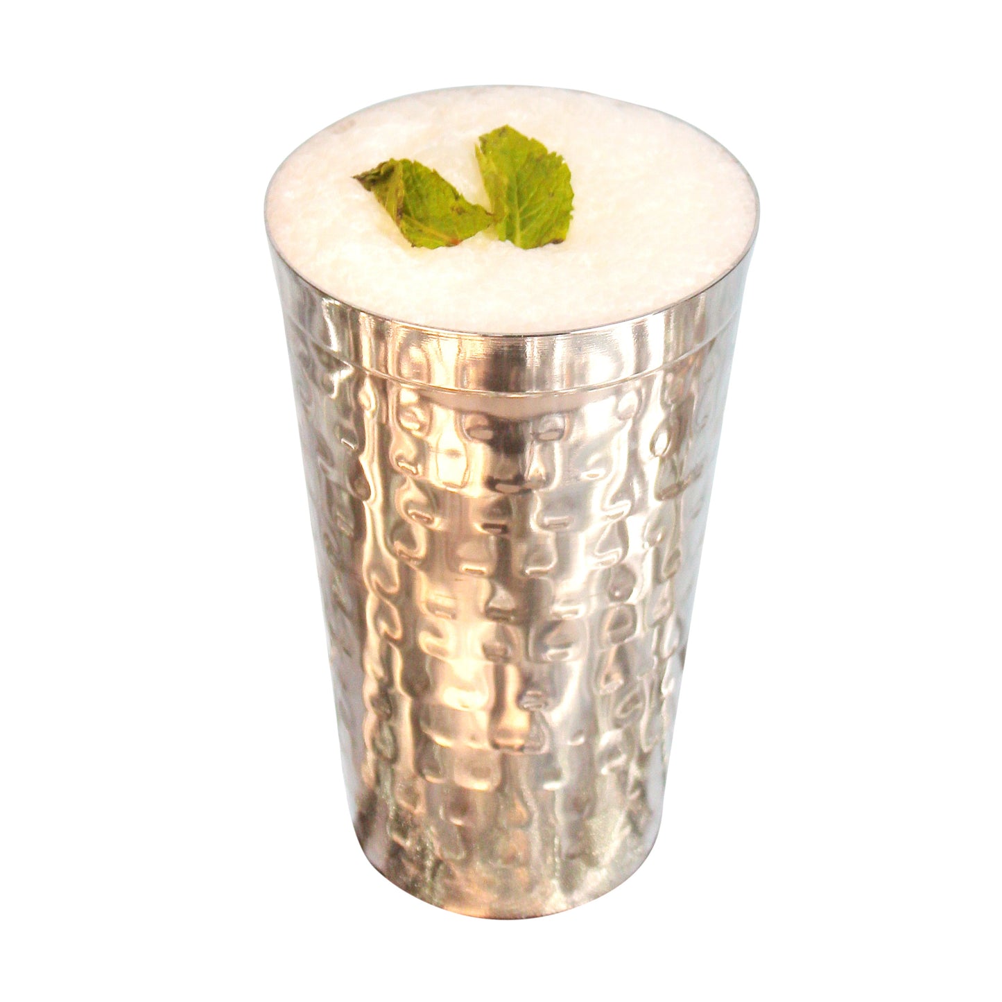 JISCOVERY Stainless Steel Lassie Glass Set of 1| Glass for Water, Milk & Juice| Glass Tumbler| Daily Use Water Drinking Glass| Durable| Silver| Capacity- 700 ML