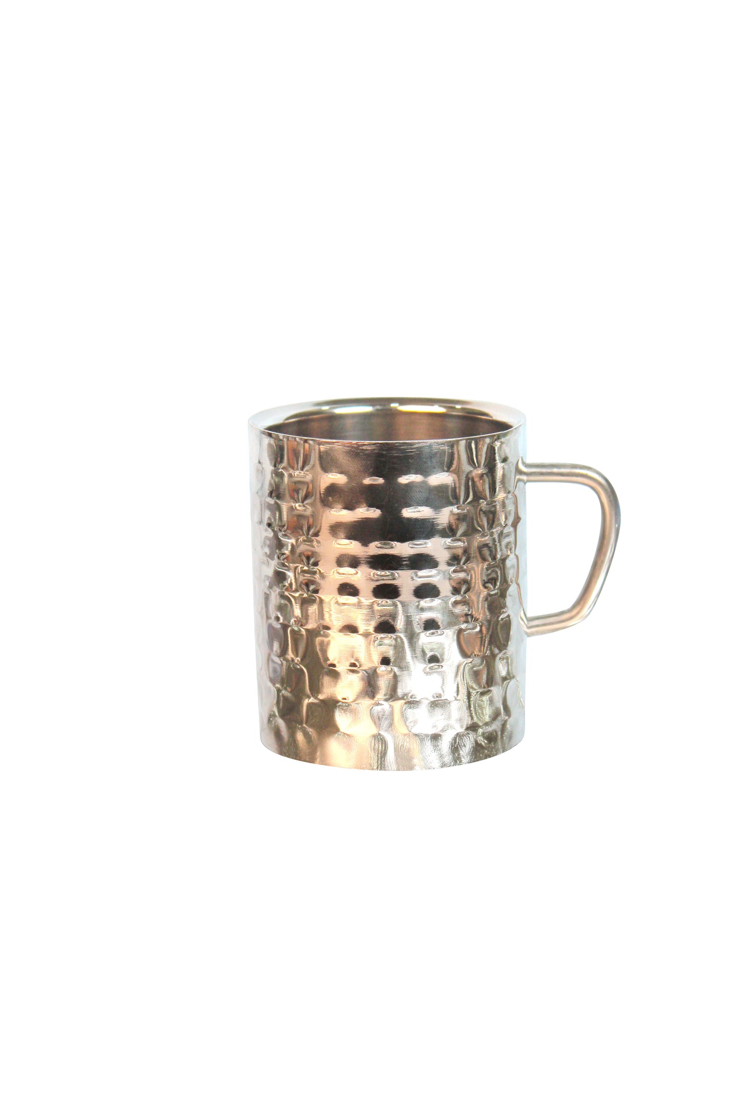 JISCOVERY Stainless Steel Hammered Design Set of 6