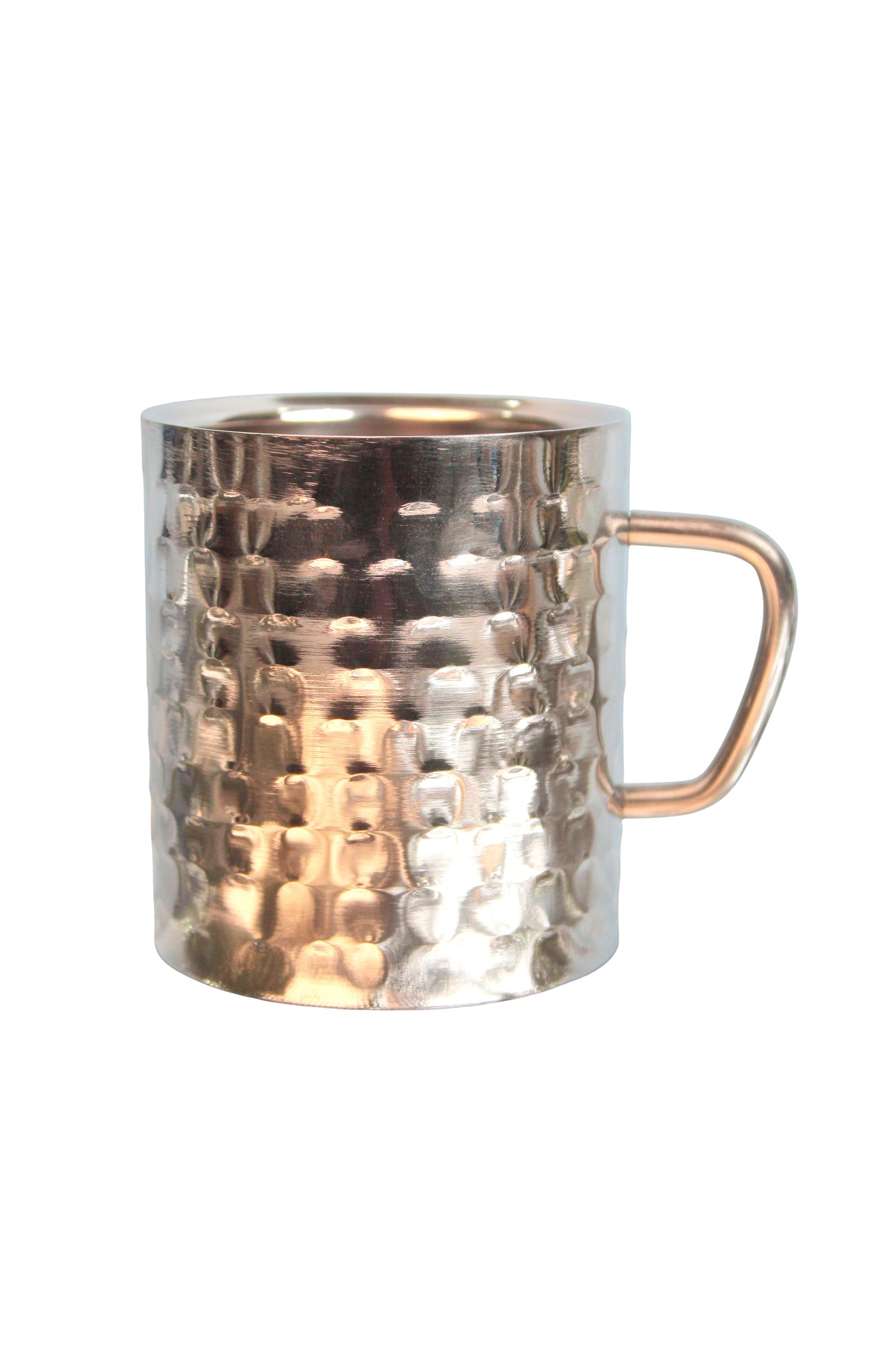 JISCOVERY Stainless Steel Hammered Design Set of 6