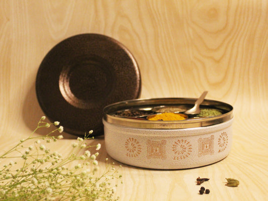 Jiscovery Stainless steel masala box