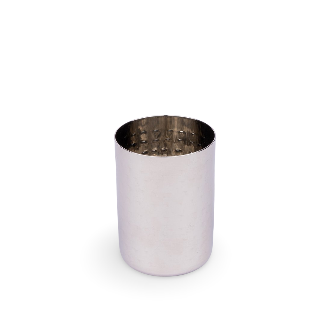 New Steel hammered glass set of 6