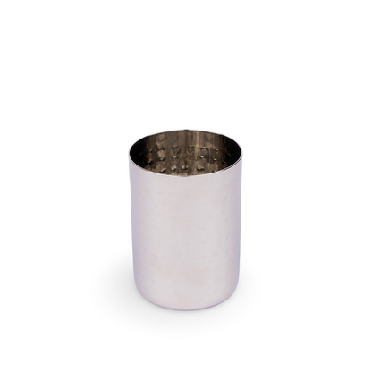 New Steel hammered glass set of 6