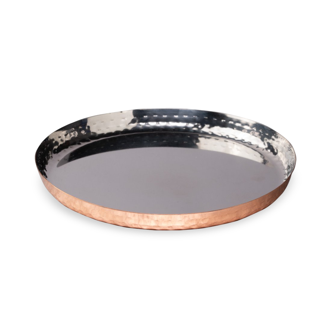 Rose gold Hammered 6 Pcs Thali set