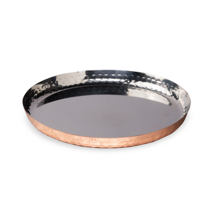 Rose gold Hammered 6 Pcs Thali set
