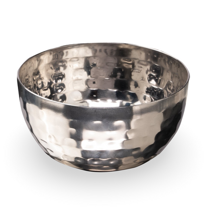 Silver Hammered 6 Pcs Thali set