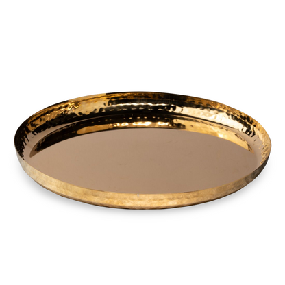Gold Hammered 6 Pcs Thali set