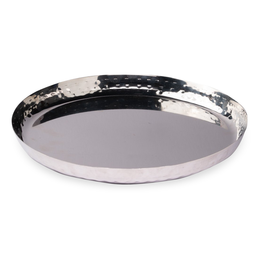 Silver Hammered 6 Pcs Thali set