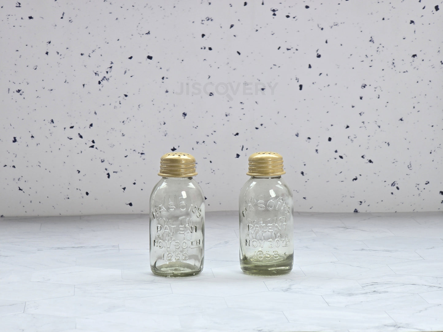 Golden Wire Salt & Pepper Caddy
