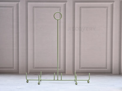 JISCOVERY Dual Cutlery Holder Stand Green- Fork & Spoon Design For Dining