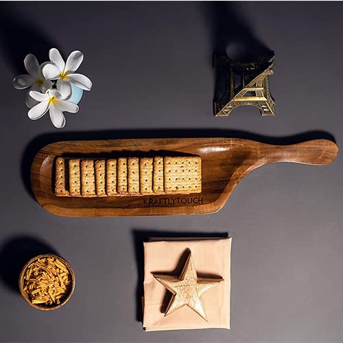 JISCOVERY Stylish Wooden Long Platter