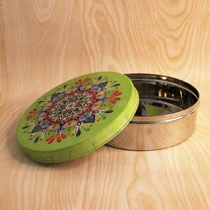 JISCOVERY Stainless Steel Chapati Roti Dabba Box Hot Pot for Kitchen