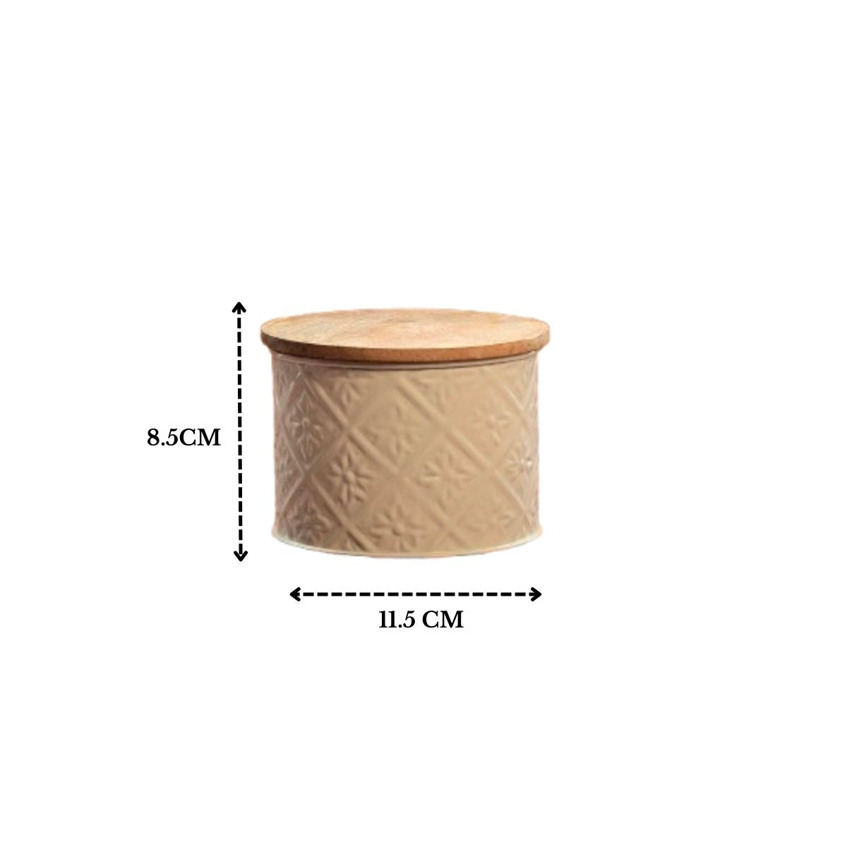 JISCOVERY Premium Airtight Storage Jars For Snacks Set of Ivory Colour