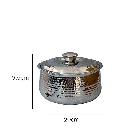 JISCOVERY Stainless Steel Airtight Insulated Casserole for Hot Meals