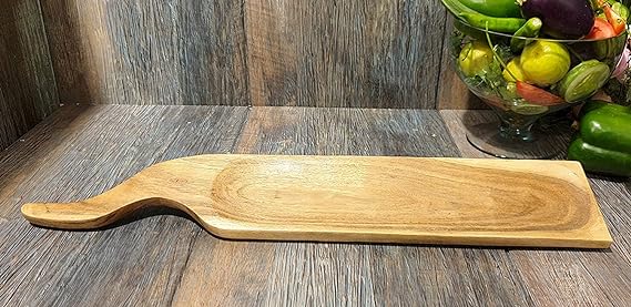 JISCOVERY Wooden Platter Serving Tray
