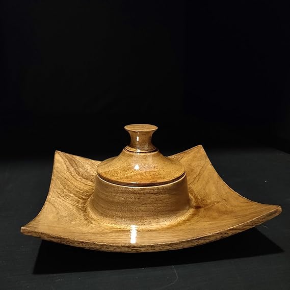 JISCOVERY Wooden Royal Serving Platter