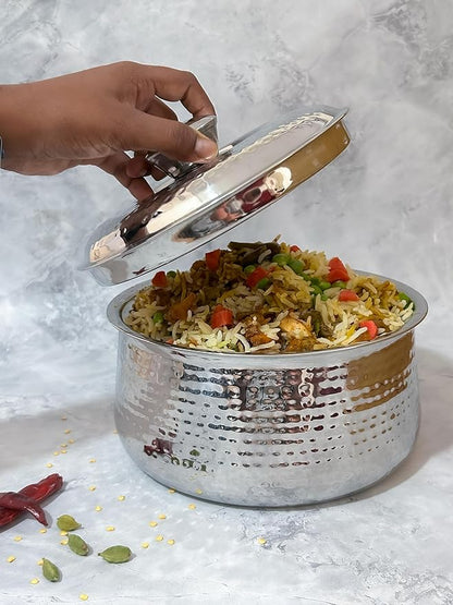 JISCOVERY Stainless Steel Airtight Insulated Casserole for Hot Meals