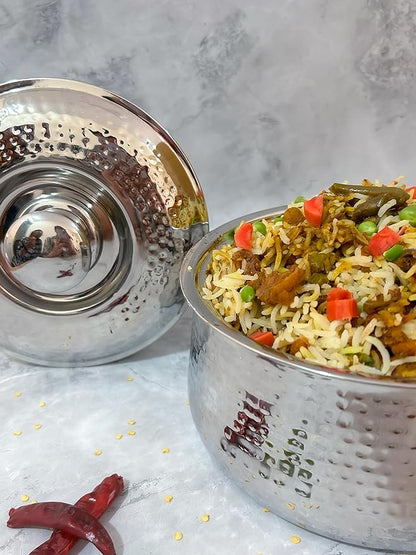 JISCOVERY Stainless Steel Airtight Insulated Casserole for Hot Meals