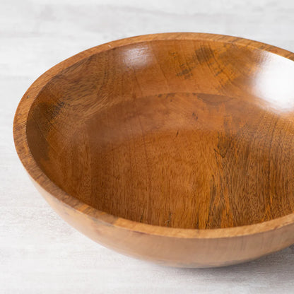 JISCOVERY Wooden Serving Bowl