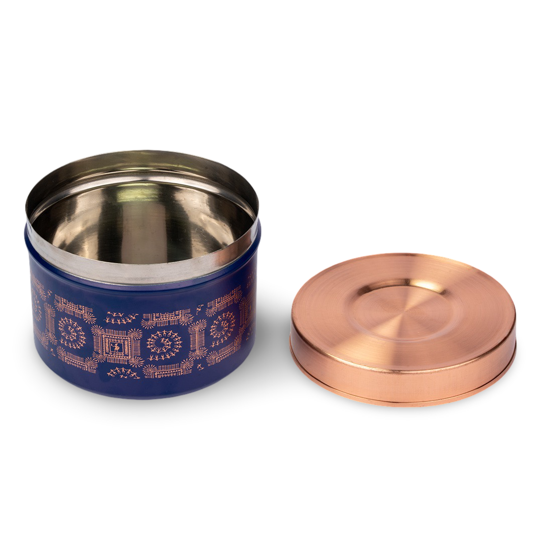 Blue Betha dabba set of 2