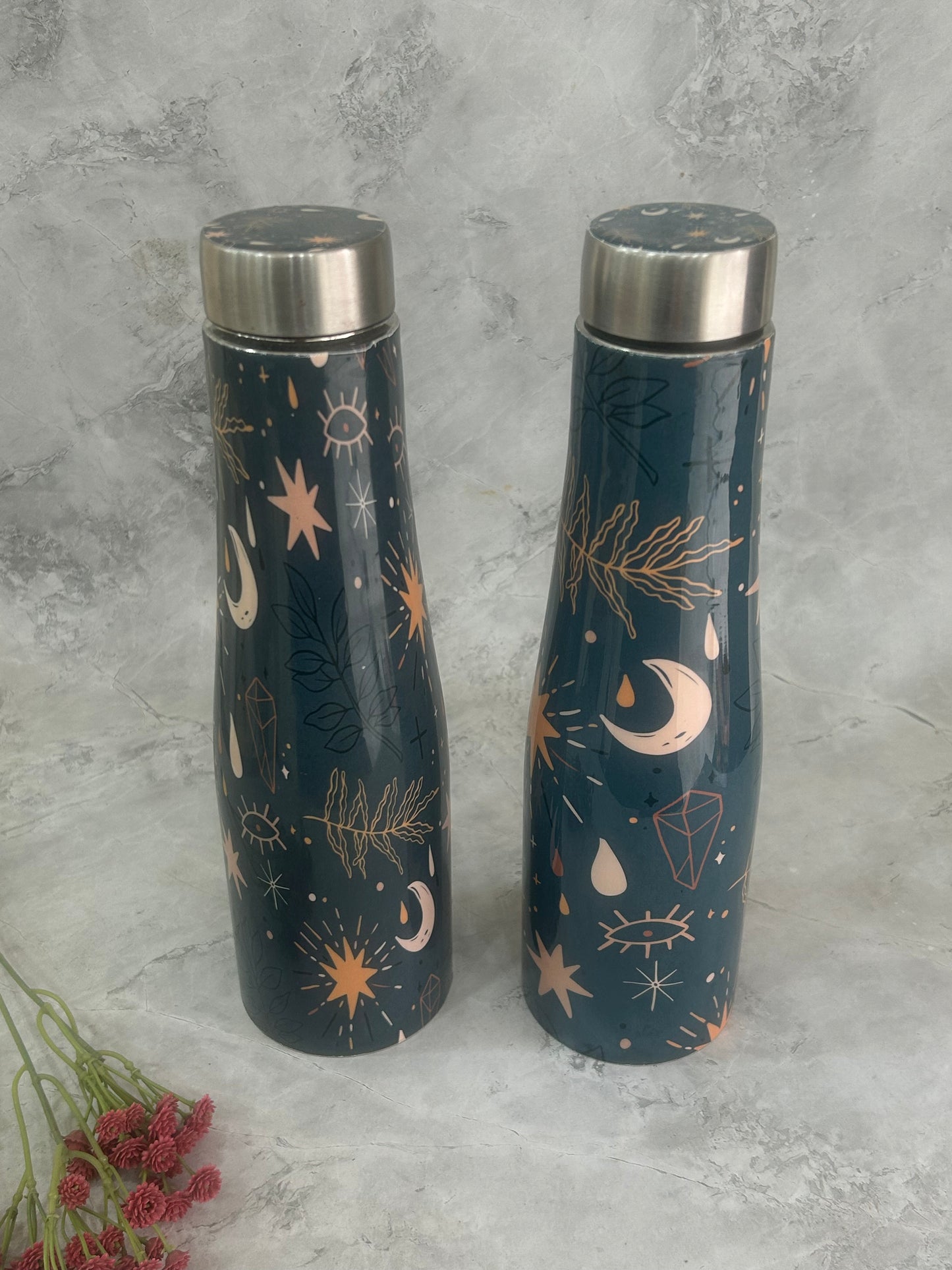 JISCOVERY Stainless Steel Water bottle Set of 2