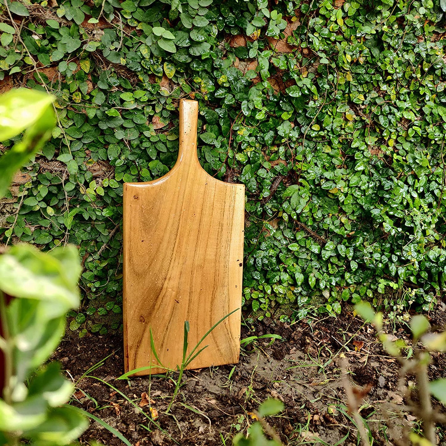 JISCOVERY Acacia Wood Chopping Board for Kitchen| Cutting Board for Kitchen Use- Set of Two| Chopping Pad| Eco- Friendly| Large - 43x20x1.9 CM & Small - 40x15x1.9 CM