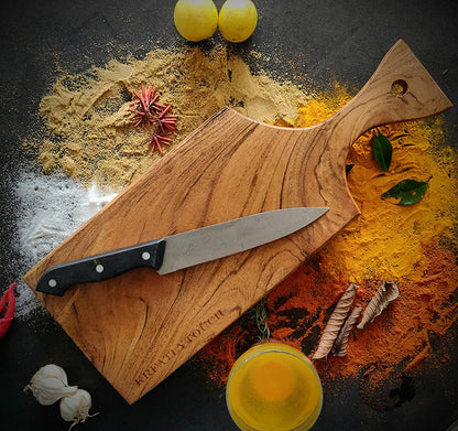 JISCOVERY Premium wooden chopping board